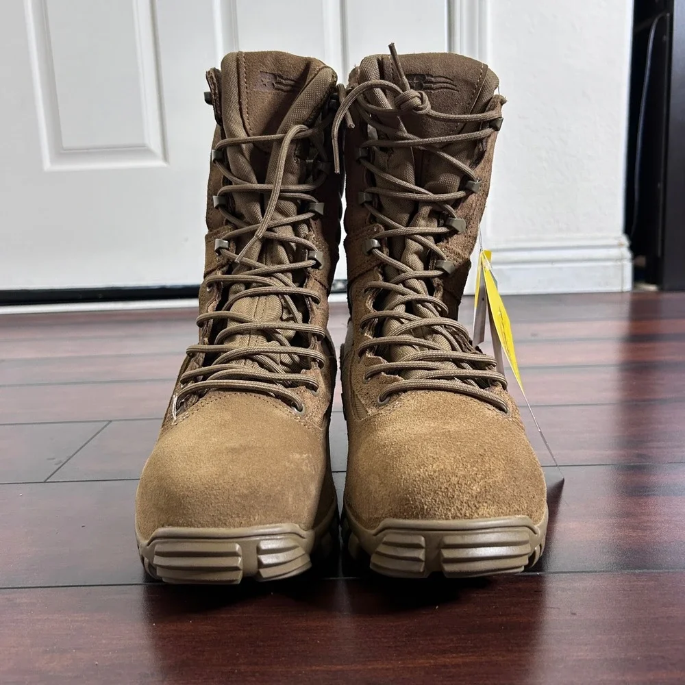Belleville TIII Assault Hot Weather Coyote Brown Steel Toe Boot #533ST NWT $250